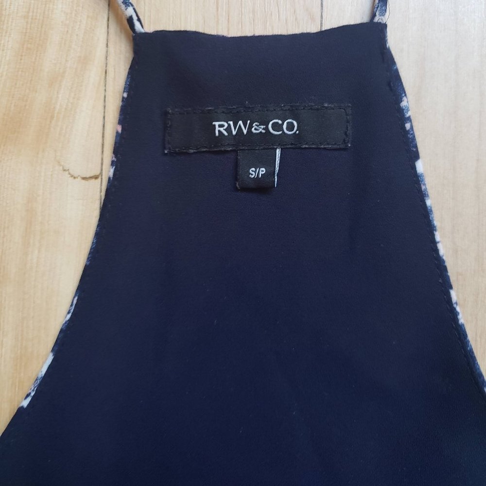RW&CO Racerback Tank - Pink & Navy - Picture 3 of 7